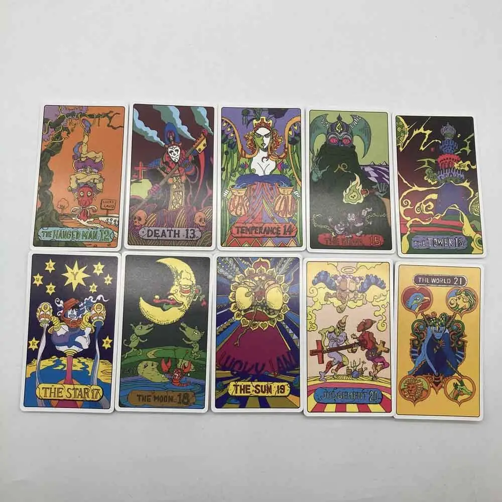 10,3 * 6 cm JoJo Tarotkarten Deck Kartenspiel 84 Stk
