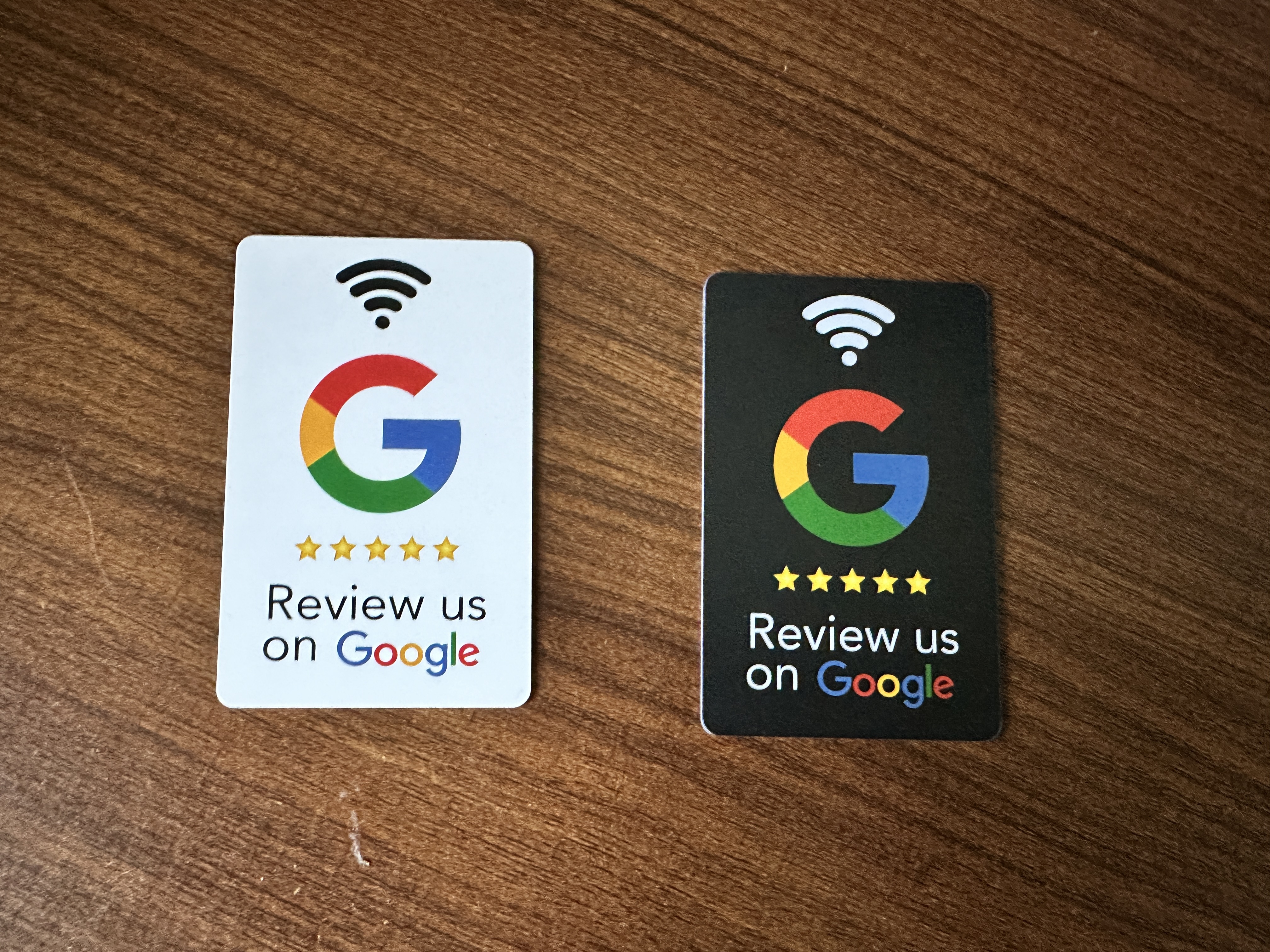 Tarjeta de revisión de Google programable de 13,56 Mhz, pegatinas acrílicas para mesa de estación NFC, soporte NFC resistente al agua, tarjeta de revisión de Google