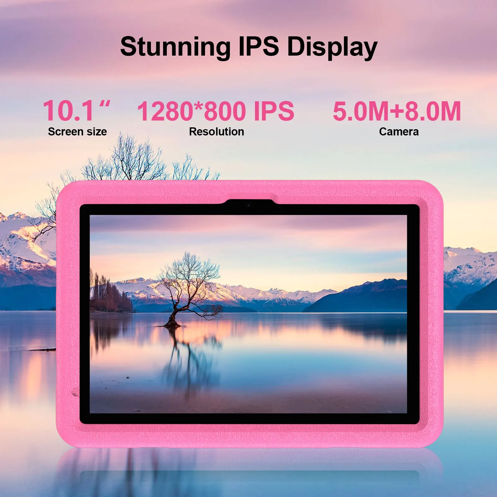 Tablet 10,1 cala dla dzieci, Android 13, Octa-Core, 4G LTE Dual SIM, Parental Control, 12 GB RAM (6 + 6 rozszerzeń)/128 GB pamięci masowej