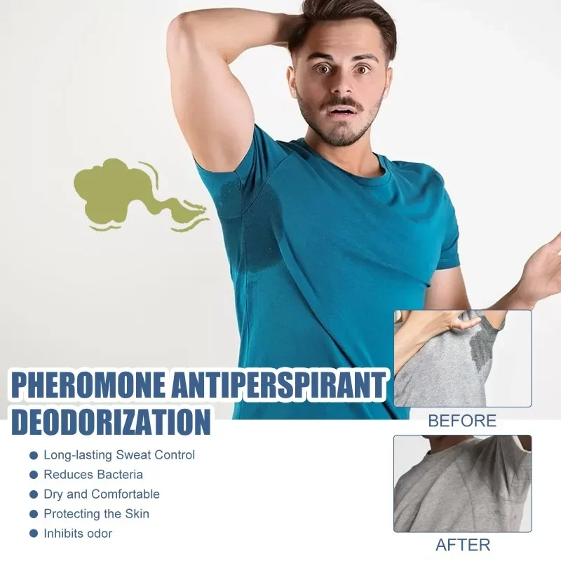 Desodorante antitranspirante rolo no bastão remover as axilas para suor odor corporal anti suor axilas suado aroma duradouro cuidados com a pele
