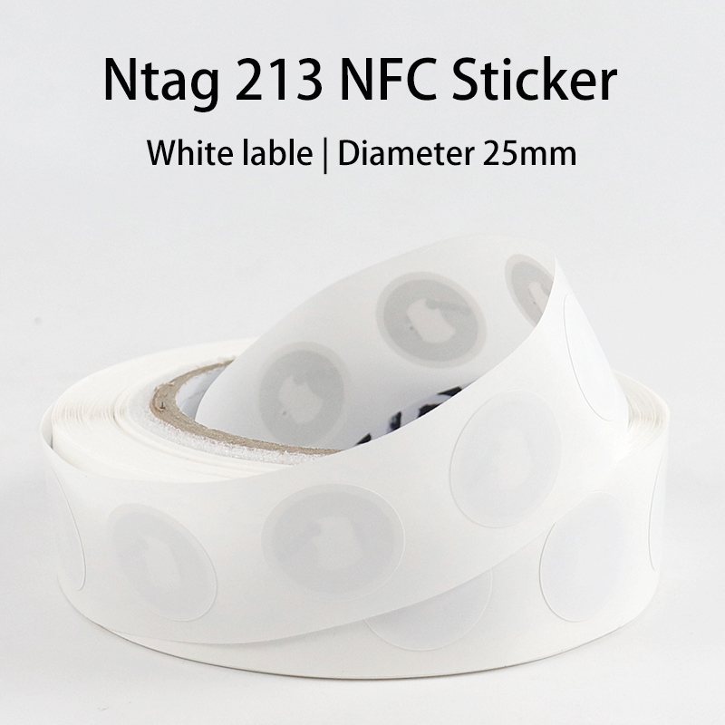 20pcs NFC Tags Ntag213 NFC Stickers Blank NFC Tags Adhesive 144 Bytes Memory Programmable NFC Tags