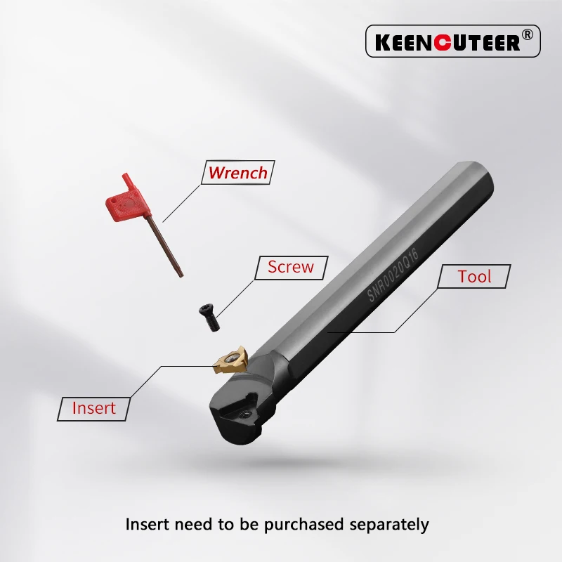 SNR0008K11 SNR/L0010K11 SNR/L0016Q16 SNR0020R22 SNR0025S22 Internal Thread Turning Tool SER SEL Lathe Cutter bar CNC tool Holder