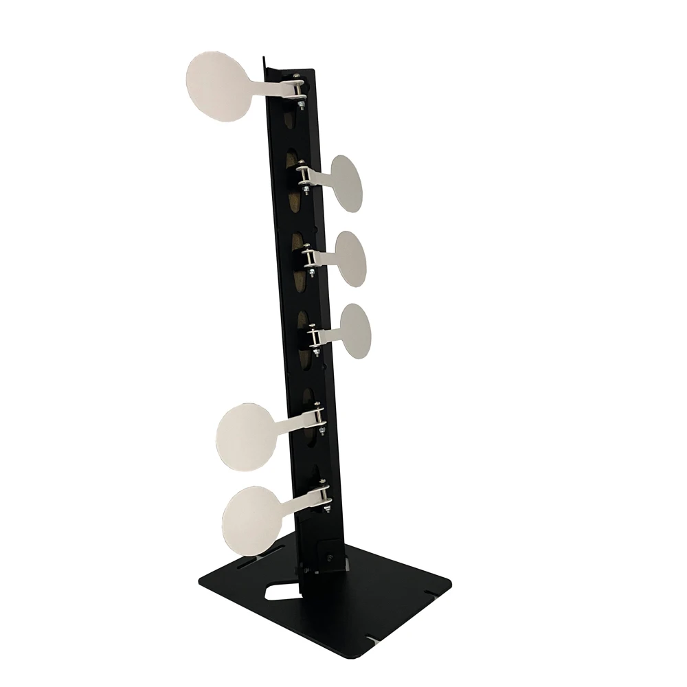Ar macio/bb's/balha de água/bomba macia duelo árvore balanço tiro alvo com 6 placa alvo de aço arma de ar alvos de árvore de combate