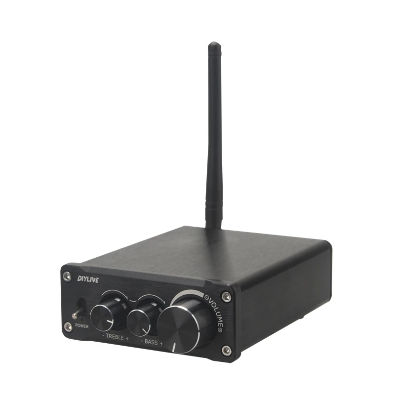 HiFi 2.0 Полностью цифровой аудиоусилитель мощности TPA3116D2 100 Вт * 2 Bluetooth 5.0 с регулировкой высоких и низких частот BT20
