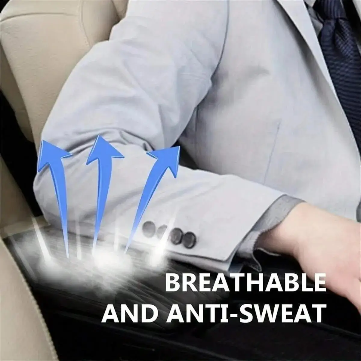 Wave ปักหนัง PU รถ Armrest Mat คอนโซลกลางส่วนที่เหลือแขนเบาะป้องกันอัตโนมัติที่วางแขนกล่องเก็บฝาครอบ Pad