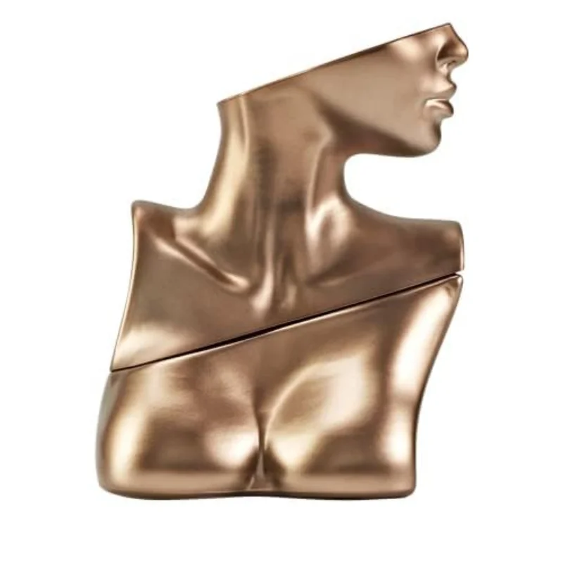 30ml original eau de parfum notas quentes de pétalas açúcaradas baunilha almíscar duradouro clássico âmbar-bronze escultura humana perfume spray
