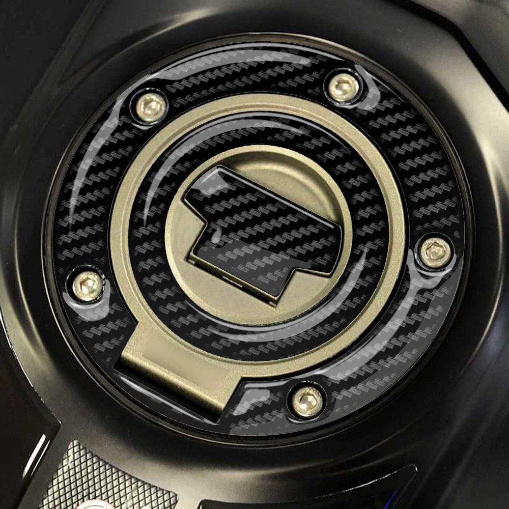 Adesivo de proteção para tampa de combustível de motocicleta, para modelos Yamaha 2000-2016 (5 furos) R1 R1M R6 FZ1 FZ6 FZ8 MT07 MT09