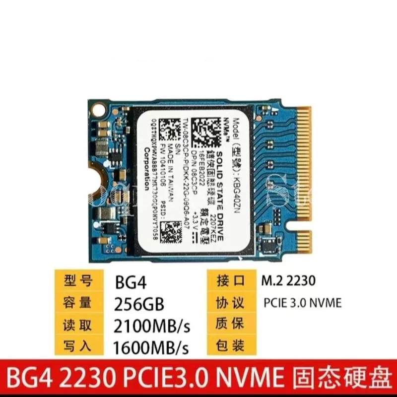 Original para Toshiba KIOXIA BG4 128G BG5 BG6 AG12 256G 512G 1TB SSD 2230 PCIe 3,0x4 Gen 4X4 NVMe M.2 SteamDeck superficie