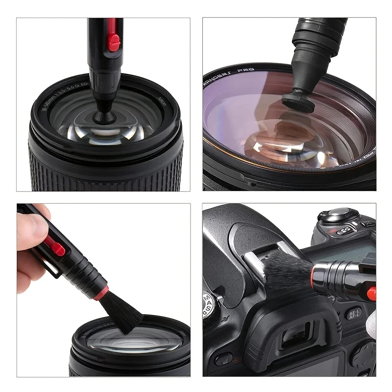 Slr – ensemble de nettoyage d'appareil photo numérique sans miroir, pour écran d'ordinateur portable, clavier, soufflage d'air, adapté au ensemble de nettoyage de tissu d'objectif Canon Nikon