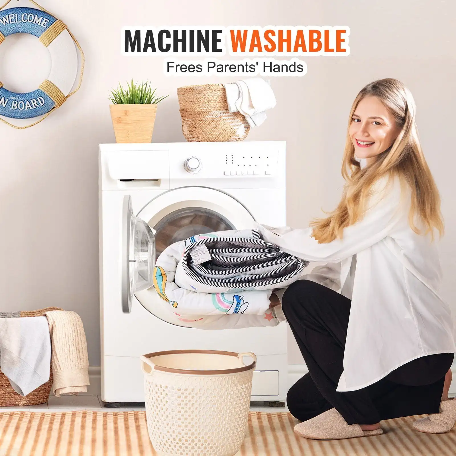 50"x50" Baby Play Mat Kids Crawling Soft Floor Playmat Infant Activity Mat