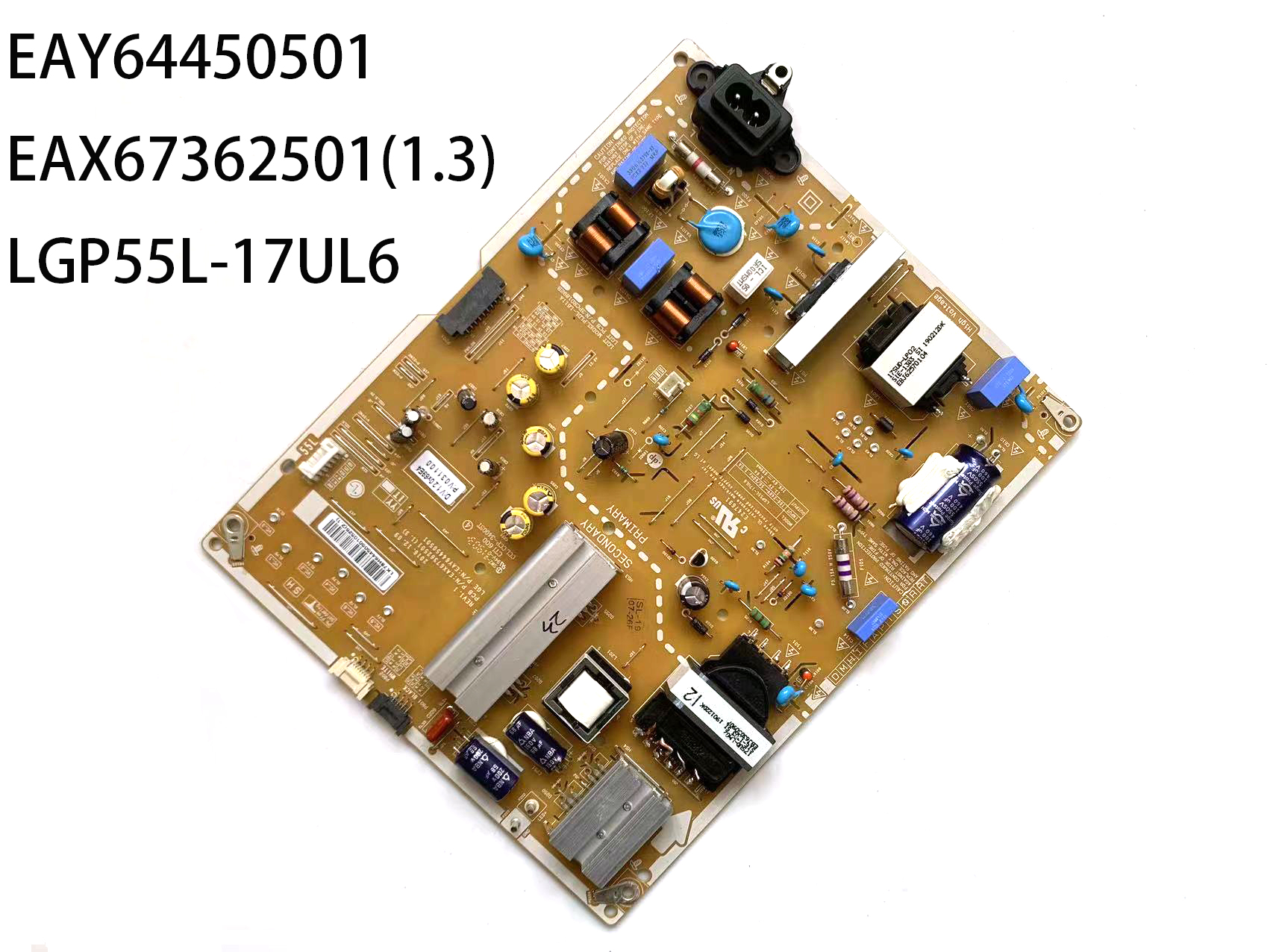 EAY64450501 EAX67362501(1.3) LGP55L-17UL6 Power Supply Board fits 55UJ654T 55UJ651V 55UK6500A-UA 55UJ6540-UB 55UJ6500-CB 55UJ701
