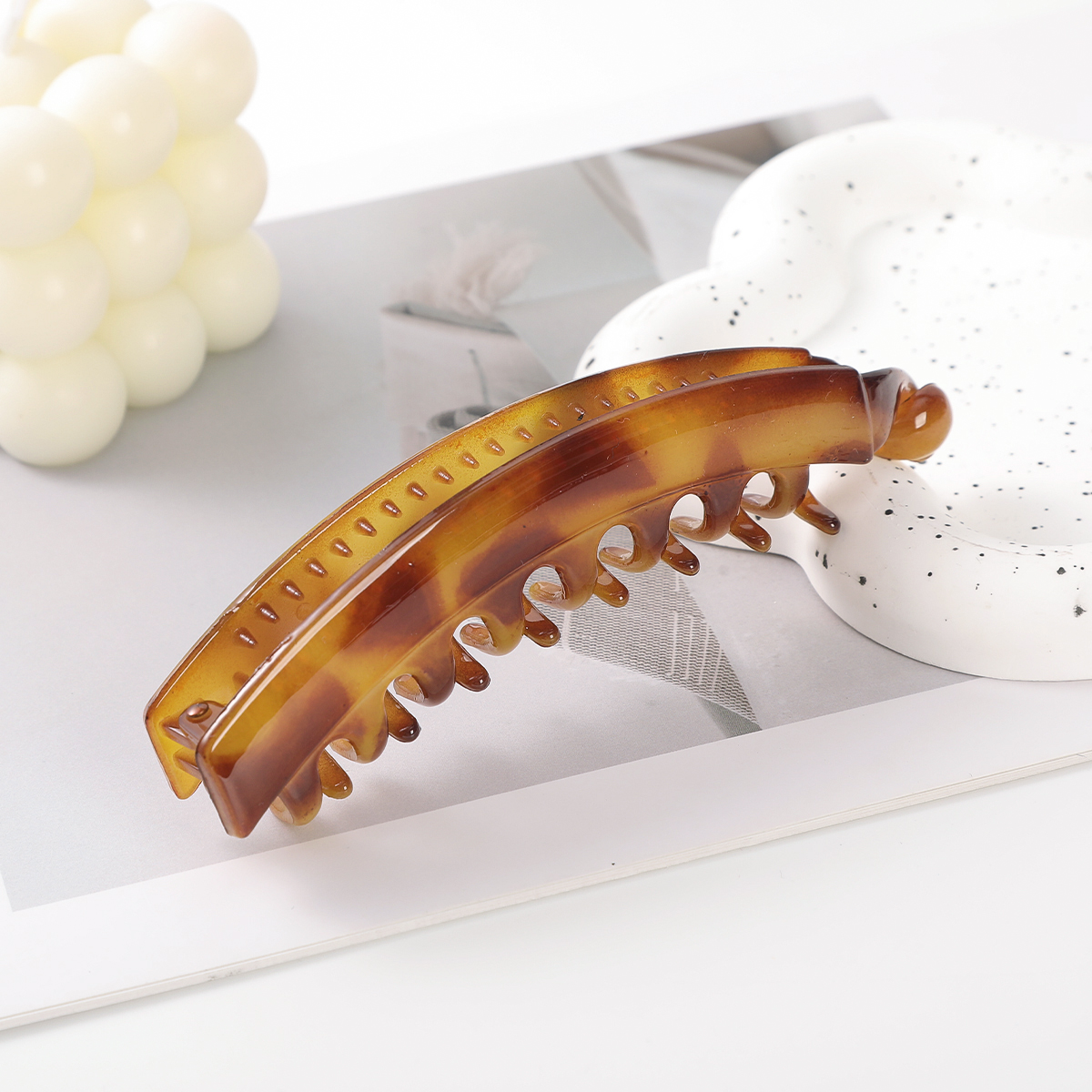 Pinzas para el cabello AWAYTR, Clip de plátano de Color sólido, accesorios para el cabello para mujer, pasadores de cola de caballo a la moda, pinzas para el cabello, horquillas