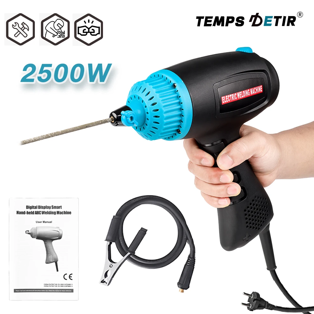 2500W Household Arc Welding Machine 110V/220V Portable Small Electric Welding Machine Automatic Digital Intelligent Welding Tool