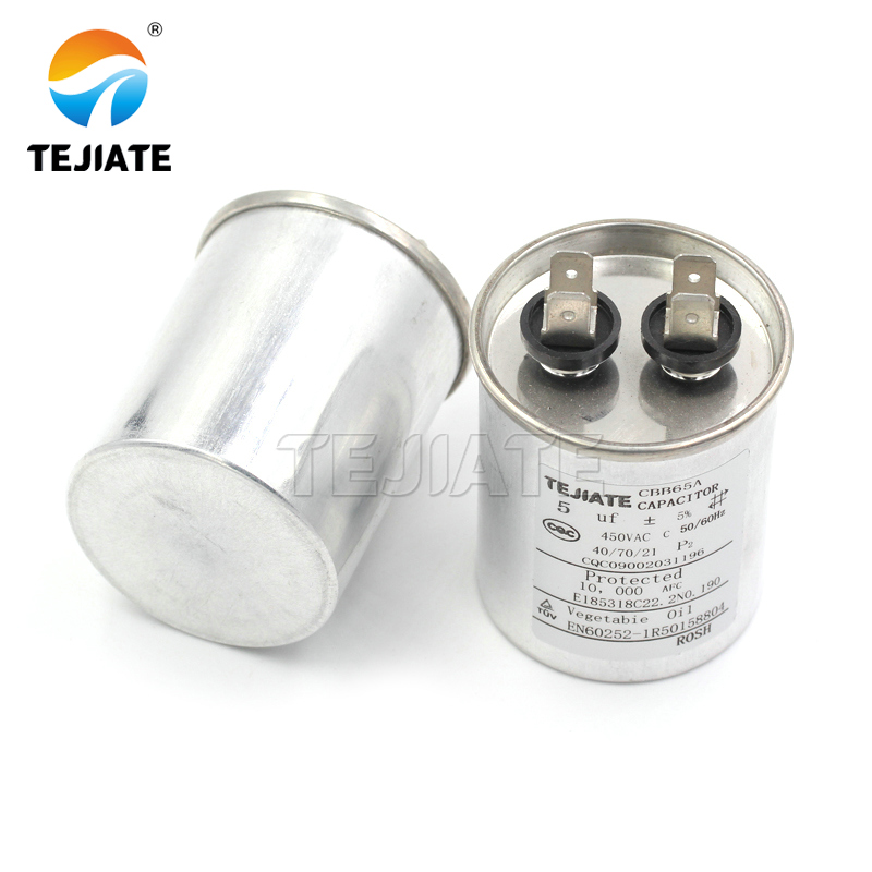 CBB65 air conditioner compressor start capacitor 20/25/30/35/40/45/50/60/70UF 450V