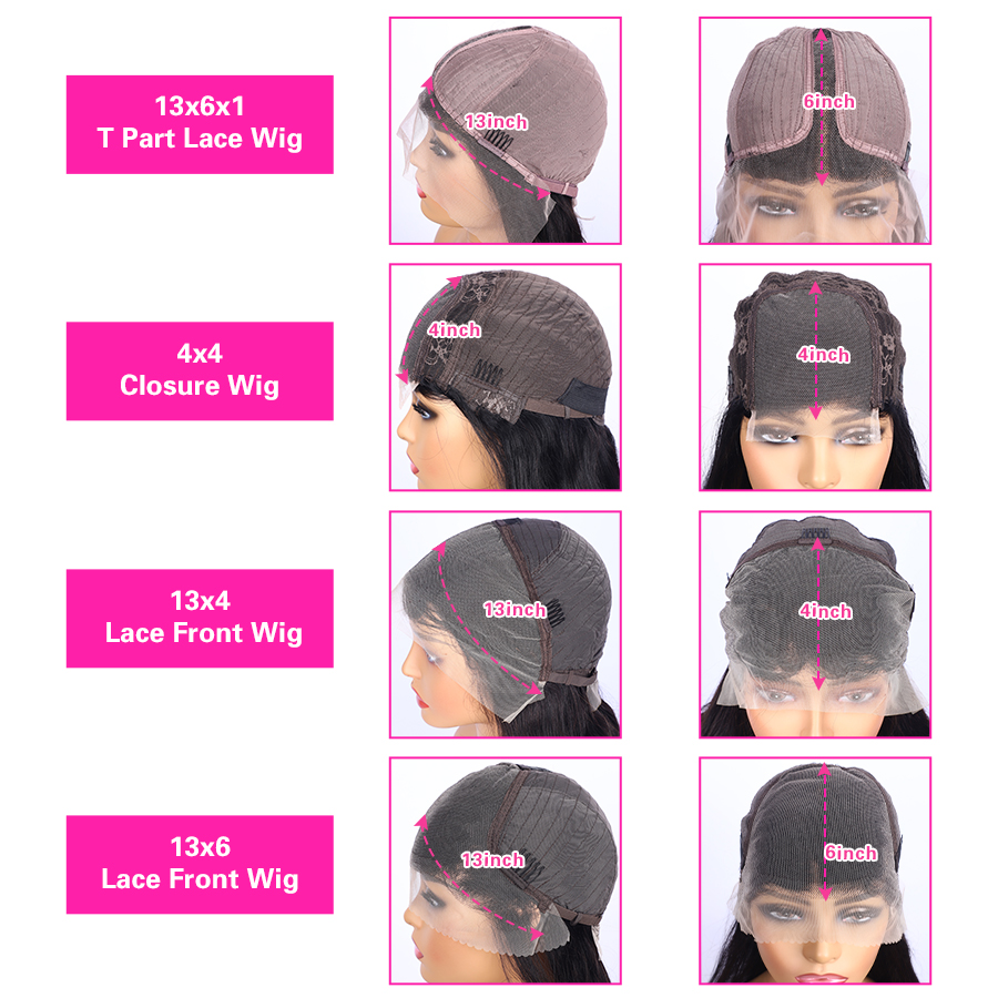 実体波人毛ウィッグ 実体波 13x6 Hd レース前頭かつら 人毛レース前頭かつら ブラジリアンレースフロント人毛かつら