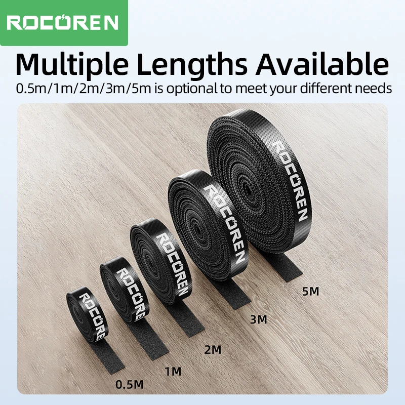Rocoren ケーブルオーガナイザーワイヤーワインダー USB ケーブル管理充電器プロテクター電話マウスイヤホンケーブルホルダーコード保護