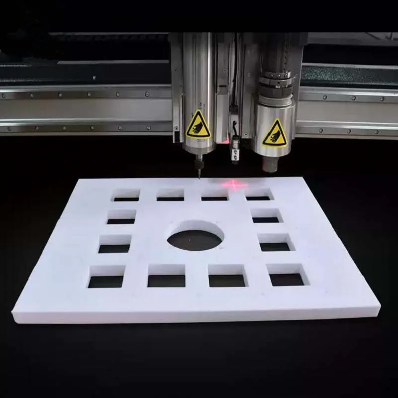 Hoja de PTFE de 1mm/2mm/3mm de espesor, bloque de tablero de PTFE, placa de Polytef, mecanizado anticorrosión, procesamiento de modelos para juntas de ingeniería