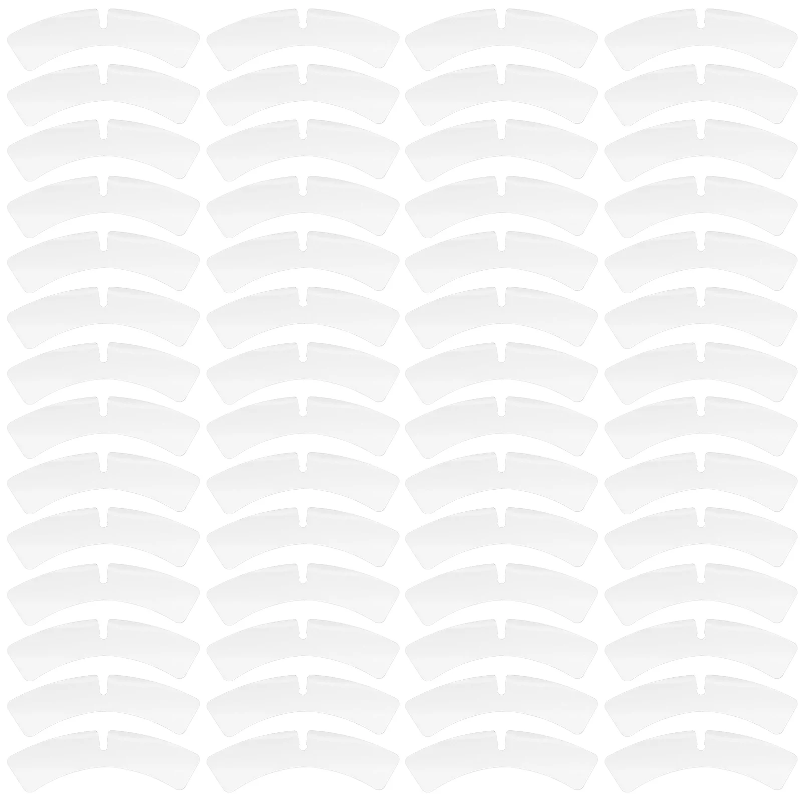 100 piezas de soporte de cuello moldeador de hueso permanece insertos de camisa pequeña para hombres vestido mujeres estante de ropa