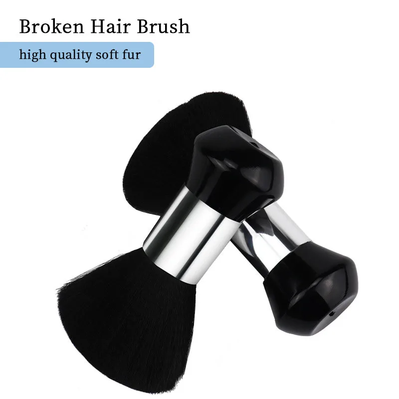1pc of soft high-quality hair brush neck sweeping hair cleaning dust removal salon hair cutting brush Special for real hair wigs