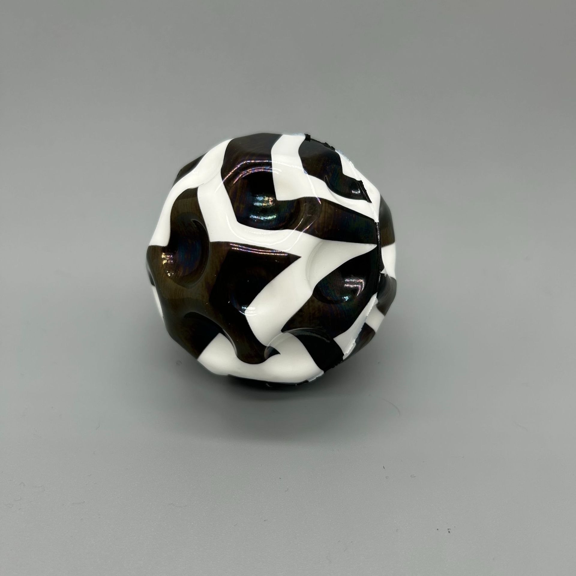 Bola saltando porosa em forma de lua, bola super elástica, brinquedo divertido para crianças ao ar livre, receptor de pressão interno e externo