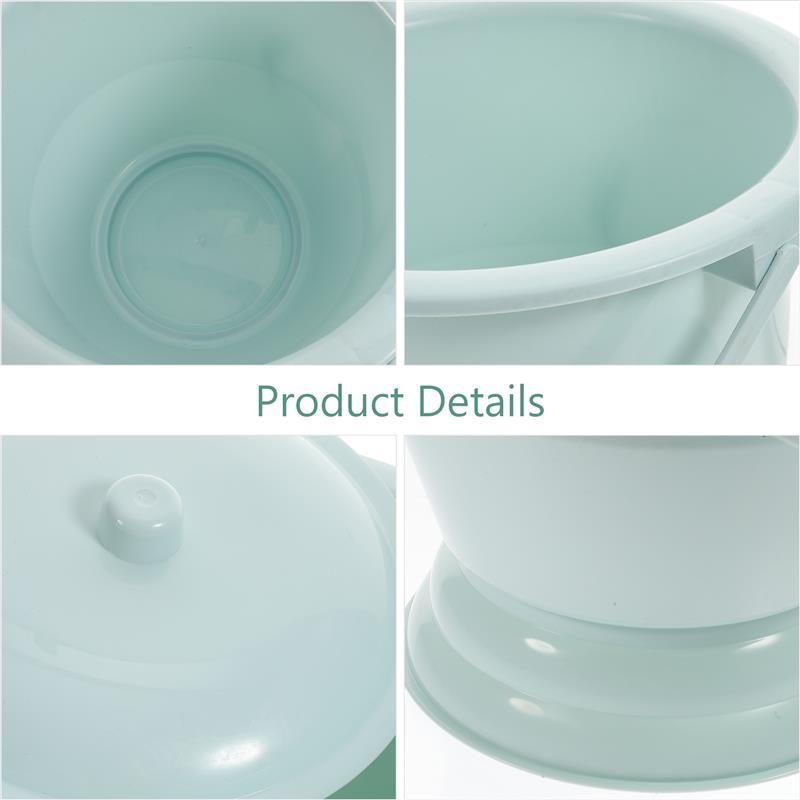 Topf Urinal Töpfchen Eimer für Urin Bettpfanne Erwachsene tragbare Reise kammer Notfall Camping Toilette Spuck napf Flasche mit Töpfen Deckel