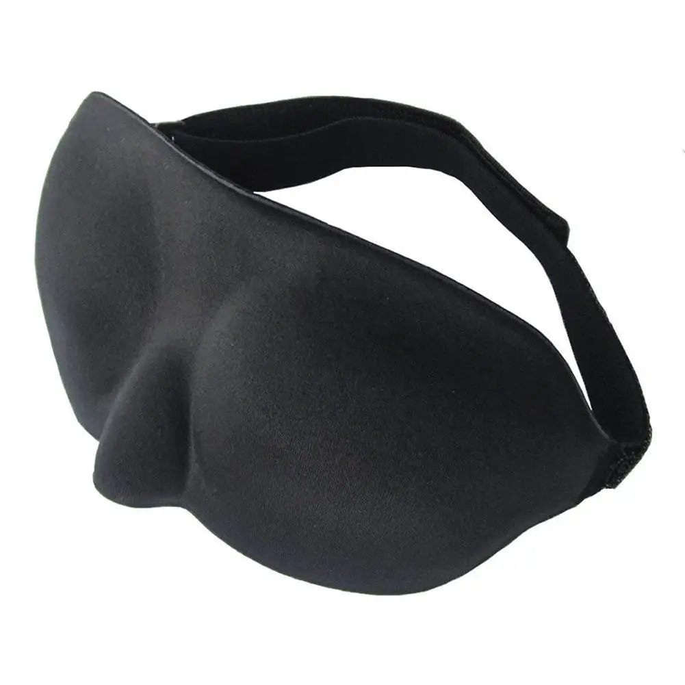 3D Ngủ Ngủ Bóng Mặt Nạ Mắt Eyeshade Che Mắt Miếng Dán Mềm Di Động Bịt Mắt Đệm Mắt Mắt Miếng Dán Cường Lực Cho Giày Lười mắt