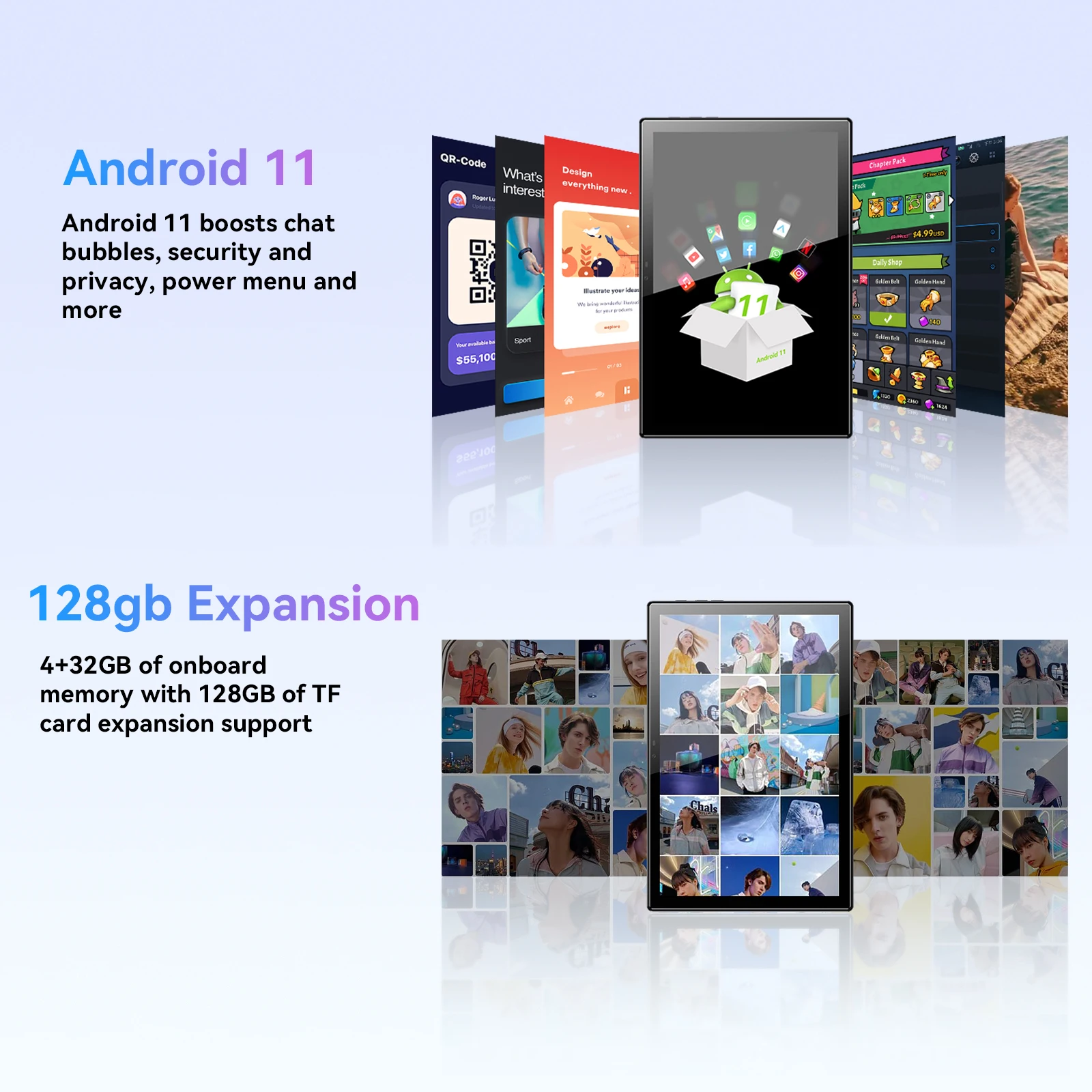 Adreamer Tablet Android11 10,1 cala 1280x800 IPS Wyświetlacz RK3566 Quad Core 4GB 32GB 6000mAh Wifi Tanie tablety PC dla dzieci/studentów