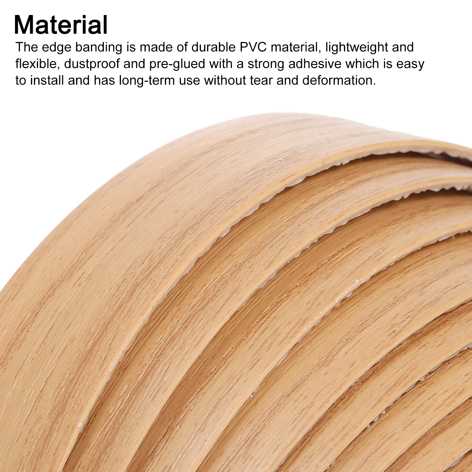 エッジバンディング 3/7.5/15 メートル 2/2.8/4 センチメートル幅接着済み柔軟なベニヤキャビネットエッジングキャビネット修理家具テーブル
