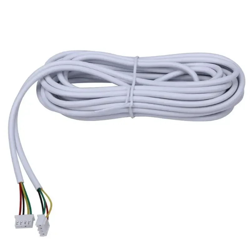 10m/20m/30m/40m/50m avvr 4*0.12 4 fio linha de cobre para vídeo porteiro cor vídeo porta telefone campainha com fio cabo interfone