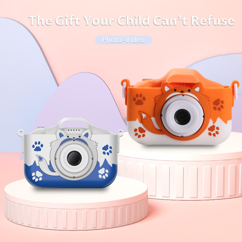 New Cartoon Kids Mini Camera Multi-functions Silicon Case HD Kids Digital Video Cameras Toys Child Portable Video Life Camera