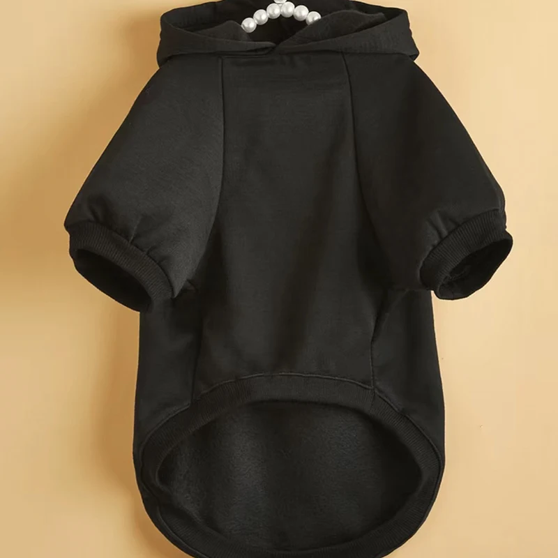 Ropa para perros, sudadera cálida de invierno con capucha para perros, suéter para perros pequeños y medianos, talla S-9XL, cómoda, además de terciopelo cálido