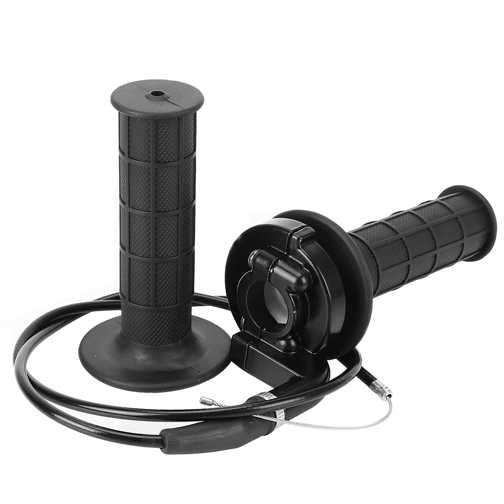 7/8" 22mm Motorradgriffe Gaspedal Universal Griffgriffe und Kabelsatz Lenker Motorradzubehör