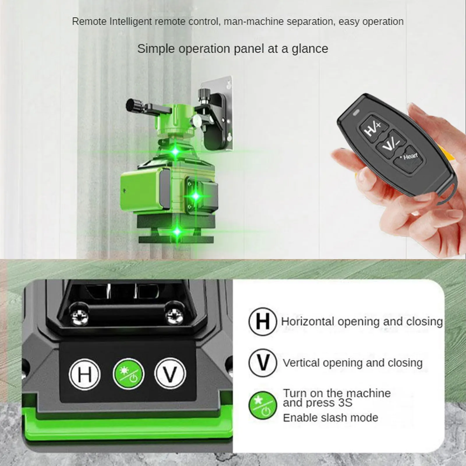 16/12 linee Livello laser 4D linea verde Autolivellante 360 Orizzontale e verticale Livello laser super potente Livello laser a raggio verde