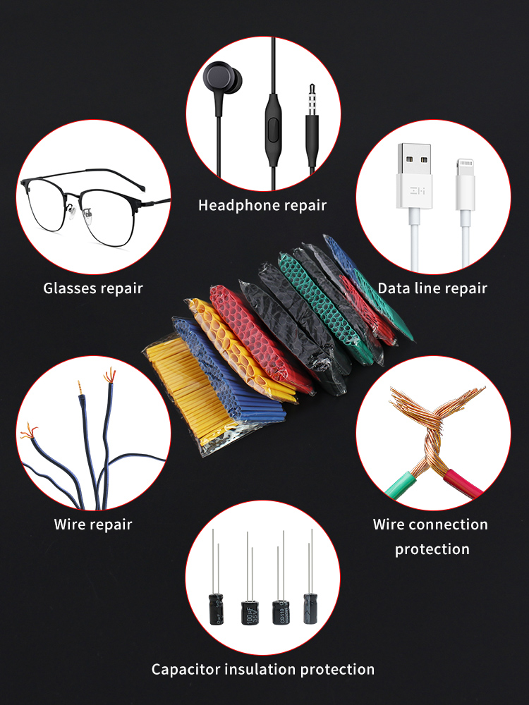 Heat Shrink Tube Shrink wrapping Assorted kit Wire Cable Thermoretractile Sleeving Thermoresistant tube Insulation