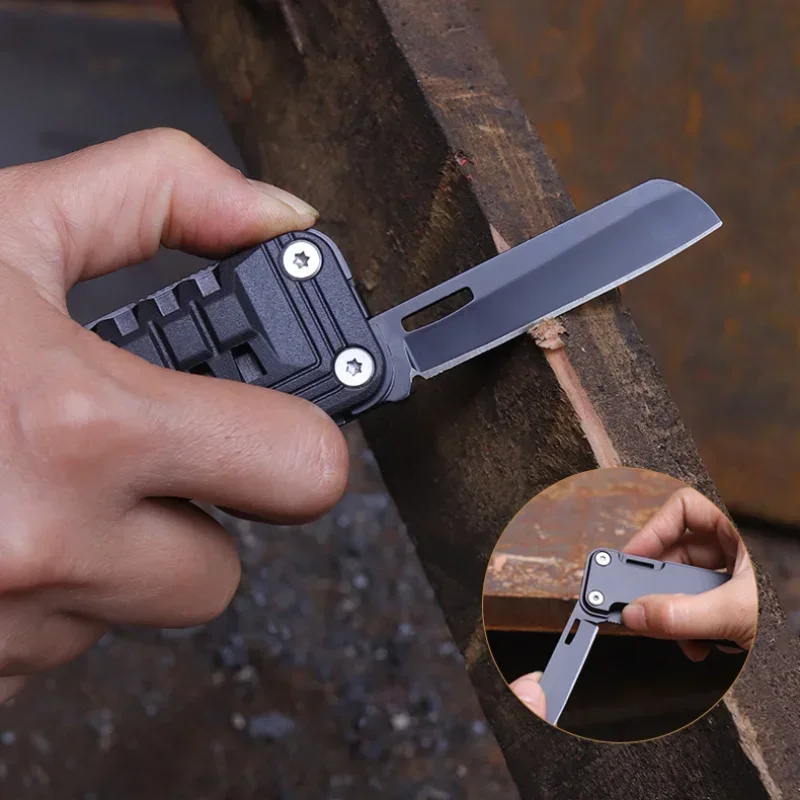 BHBT Mini Multitool Folding Knife EDC Screwdriver Tool Outdoor Camping Home Repair Multi-functional Tools Gifts for Men