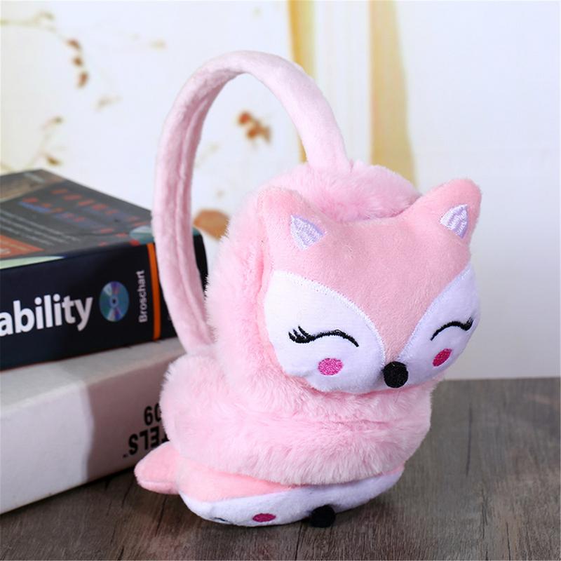 Cache-oreilles animaux mignons pour enfants, cache-oreilles, doux, chaud, extérieur, garçons, filles, bébé, hiver