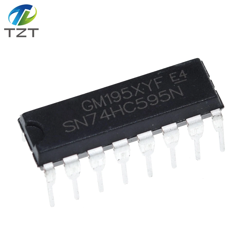 TZT 10 Uds SN74HC595N SN74HC595 74HC595N 74HC595