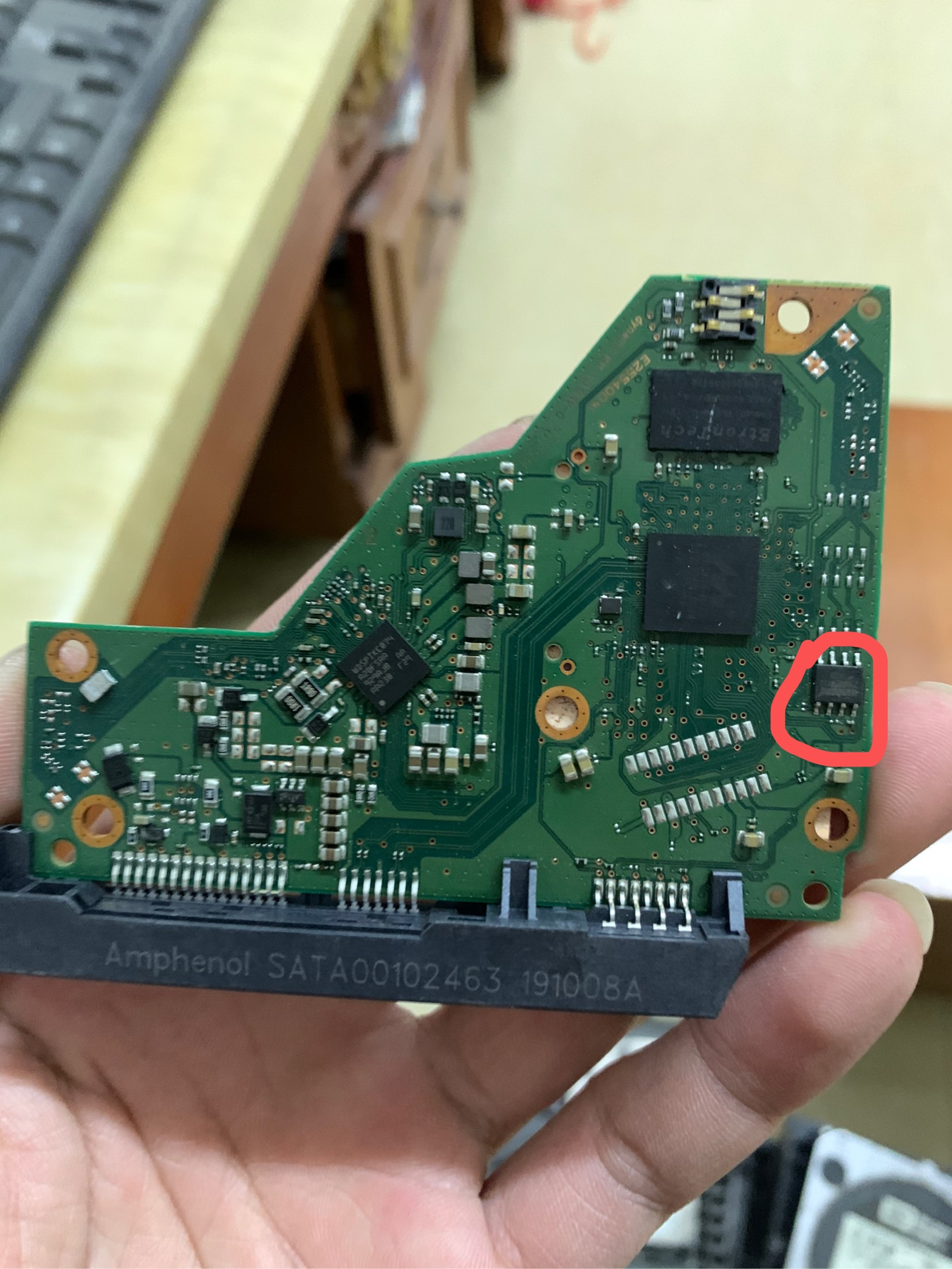 2060- 810011 -001 Disco duro WD PCB 2060- 810011 -001 REVP1 desbloquea la placa PCB Decrypt PCB admite PC3000