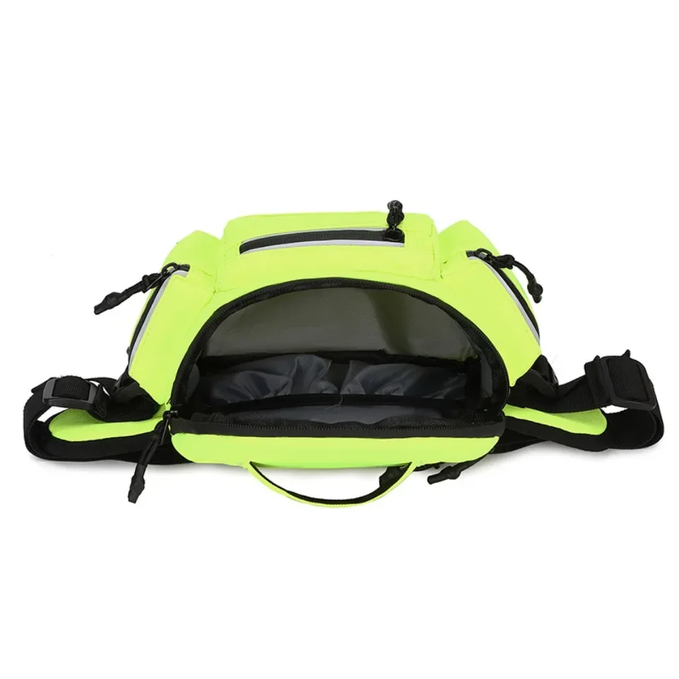 Riñonera funcional impermeable con múltiples bolsillos Unisex para accesorios de motocicleta, bolsos de hombro para viajes al aire libre, escalada y Camping