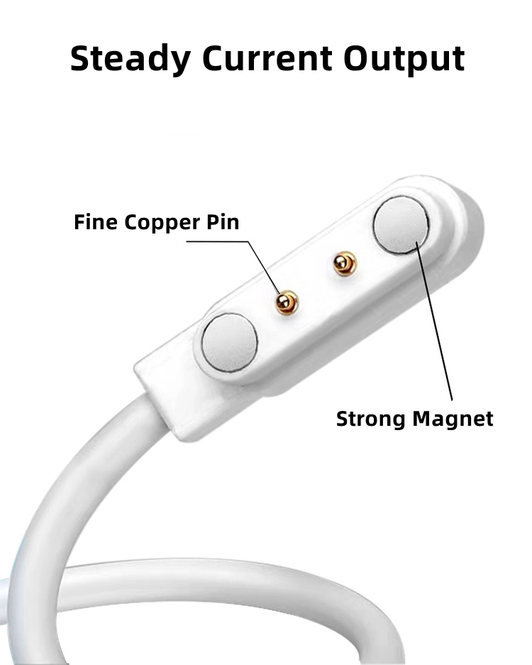 スマートウォッチ磁気 USB ドック充電器 2pin 4pin 充電ケーブル電源アダプタ子供のためのスマートウォッチジューサー美容機器歯ブラシ