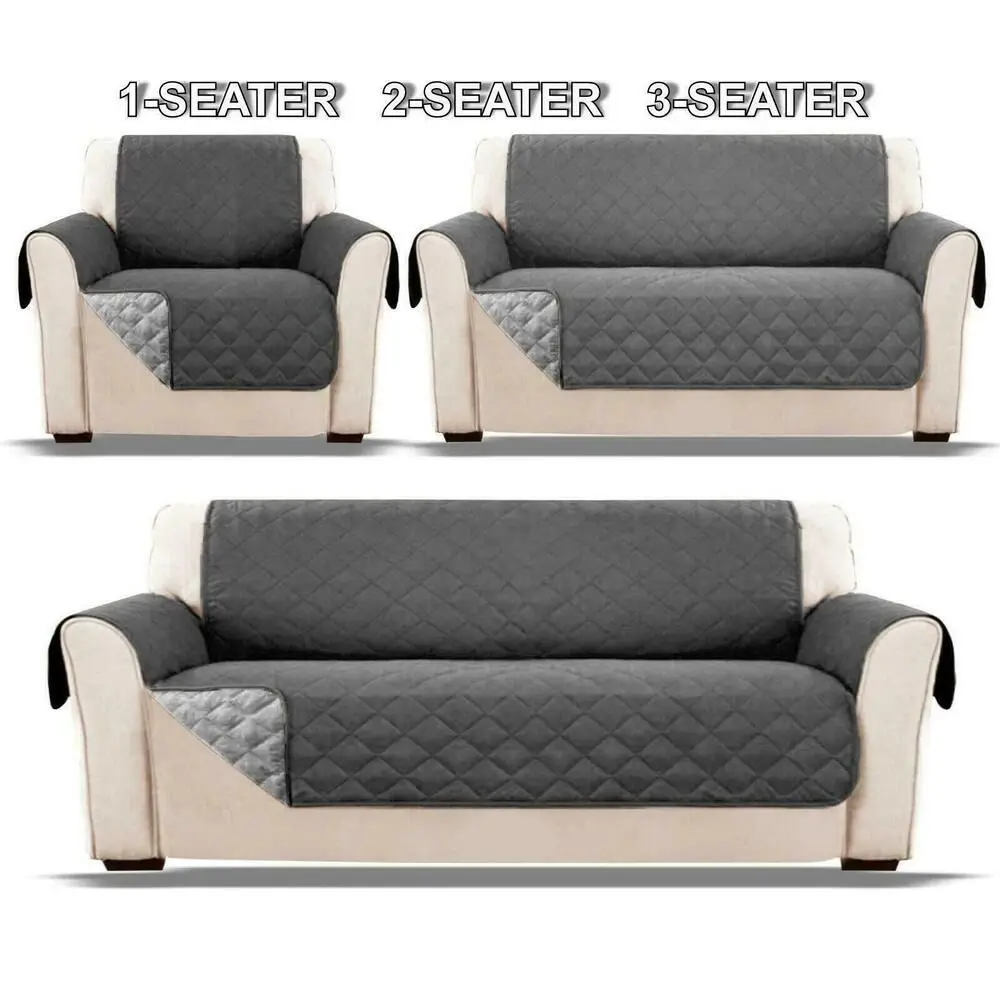 Funda de sofá impermeable para perros y niños, Cubierta acolchada antidesgaste para sillón reclinable, protector de muebles de 1/2/3 asientos