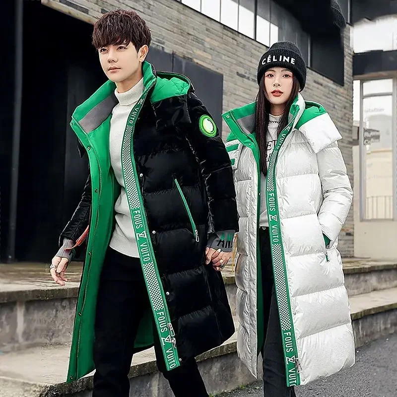 パーカー男性キルティングパッド入りジャケットロング服ファッション 2024 メンズダウンコート冬韓国レビュー多くのオリジナルブランド暖かい