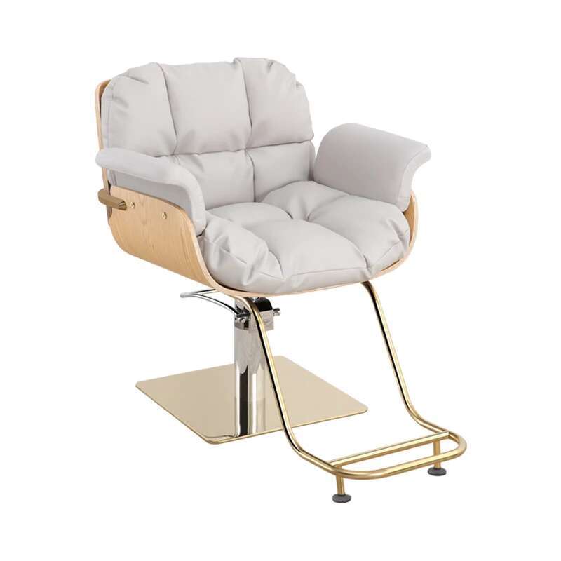 Confortável nordic cadeira de barbeiro moda na moda simples ajustável cadeira de cabeleireiro moderno estético sillon pedicura móveis