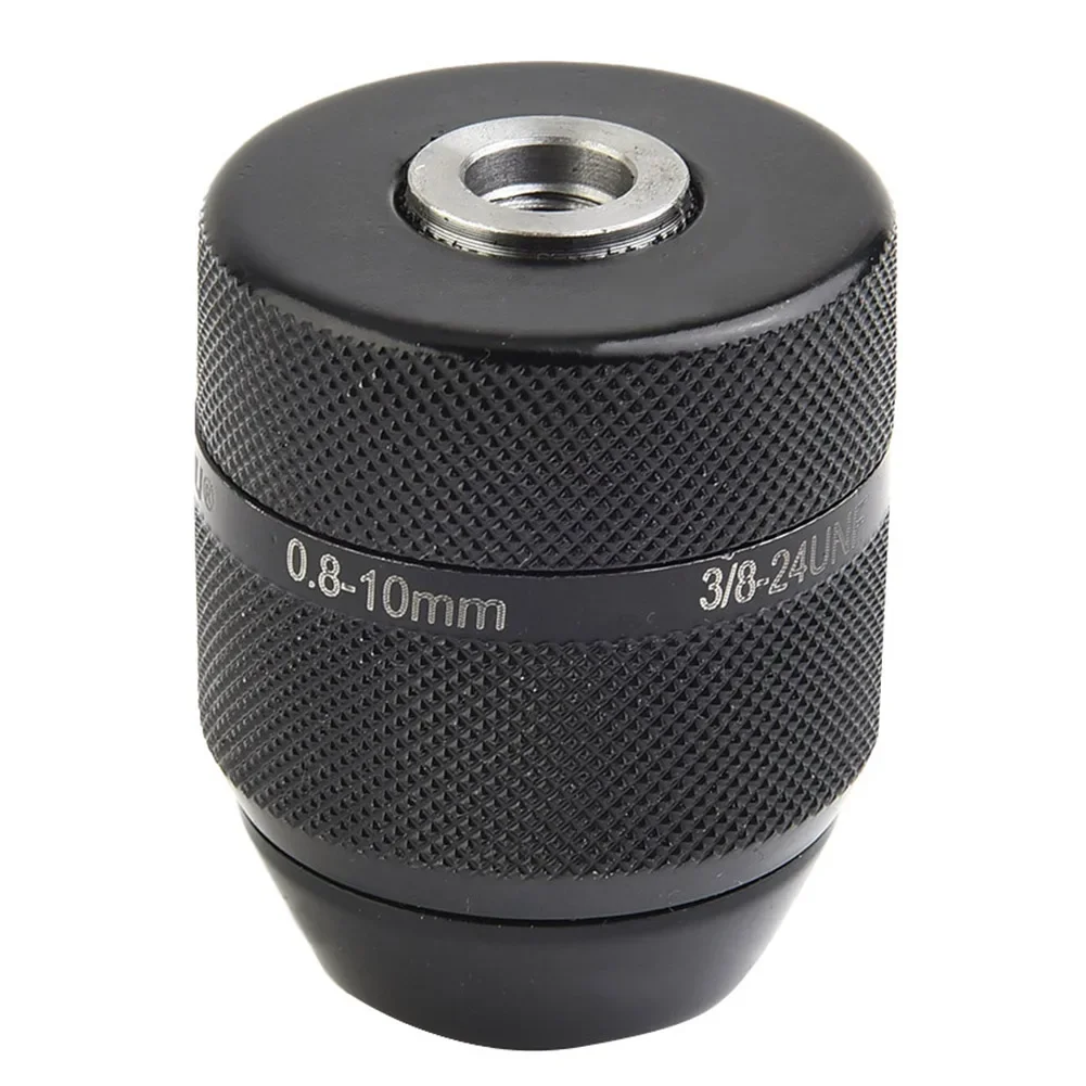 Drill Chuck &SDS Plus Adapter 3/8-24UNF 0.8mm-10mm Keyless Metal Drill Chuck With Quick Change Adapter