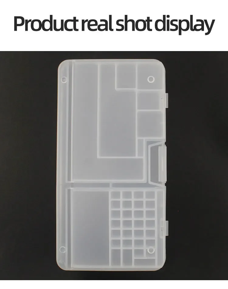 Box, Electronic Components, Transparent Plastic Storage, Small Screw Accessories, Tool Classification Grid