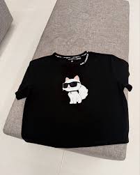 Zomer Veelzijdig los oversized T-shirt 2025, Retro zwaar oversized T-shirt met kattenprint