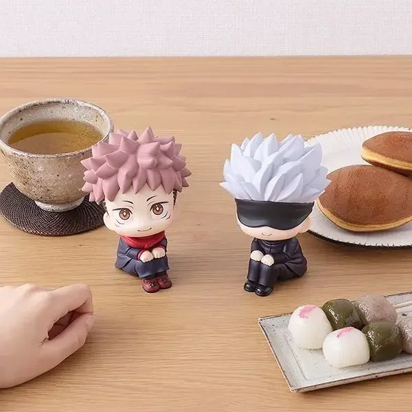 Q バージョンアニメフィギュア五条悟子供のおもちゃハンドヘルドオフィス伏黒恵アニメアクションフィギュア装飾品呪術廻戦