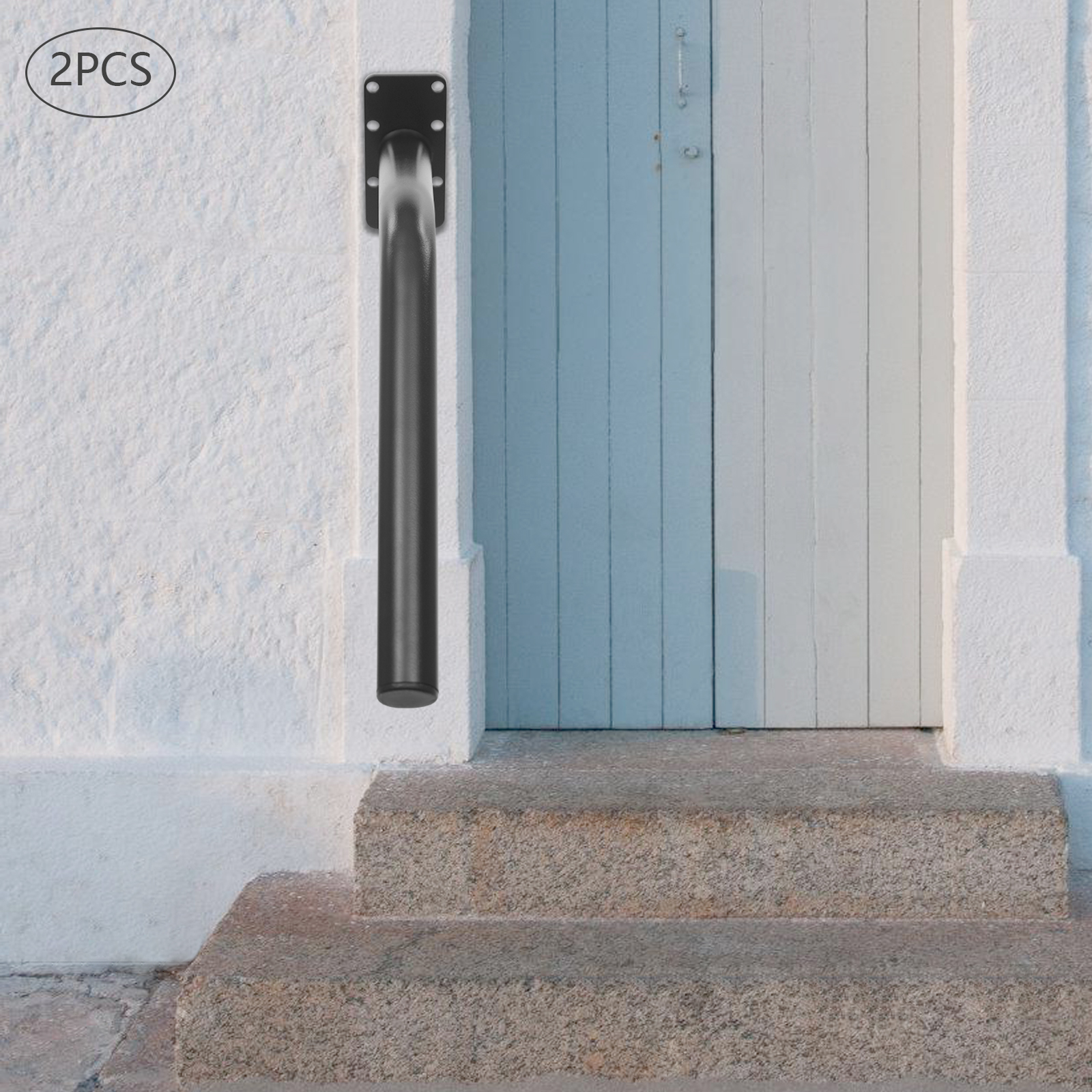 2 Stück Treppenhandläufe, korrosionsbeständige Treppenhandläufe, einfach zu verwendende Handläufe für Treppen/Terraces im Innen- und Außenbereich