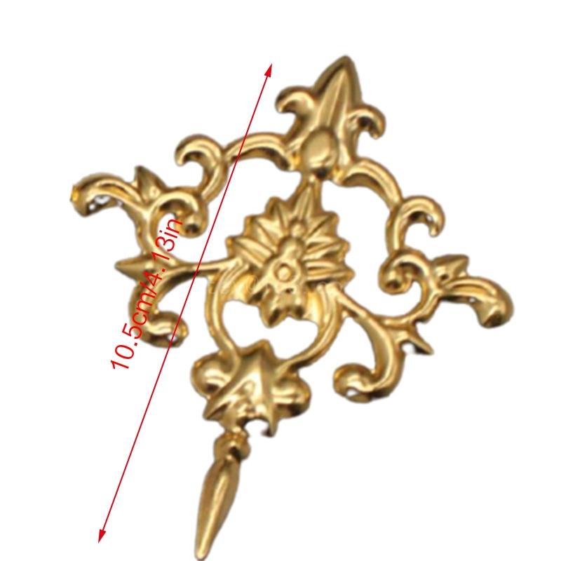 Retro coroa decoração pingente colar diy suprimentos estilo barroco headwear grânulo presente para meninas