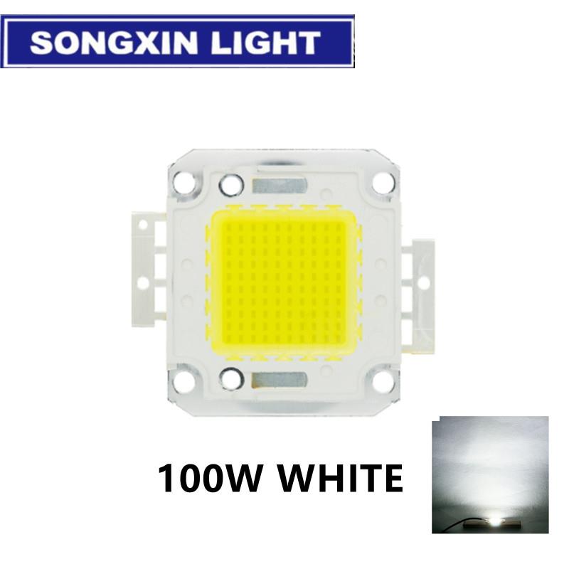 1PCS 10W 20W 30W 50W 100W Bianco/bianco caldo CHIP LED Integrato Perline Lampada Ad Alta Potenza 24*44mil 32V-34V 3200K-6500K 600-3000MA